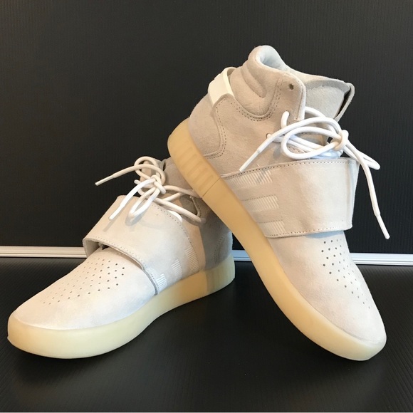 Adidas Originals Tubular Invader Strap Tan Women's Shoes Sneakers. - Picture 4 of 8